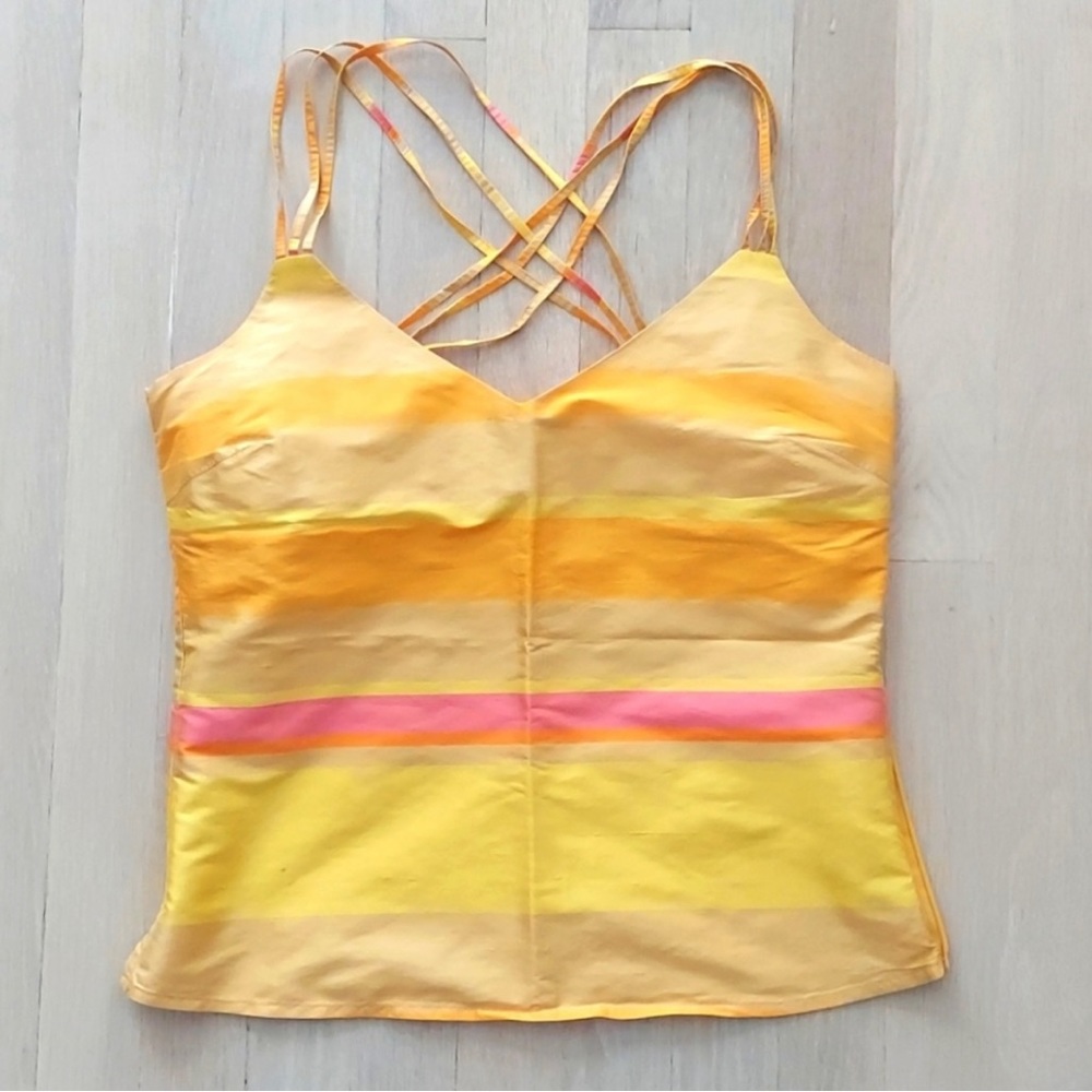 Candy stripe H&M Silk top